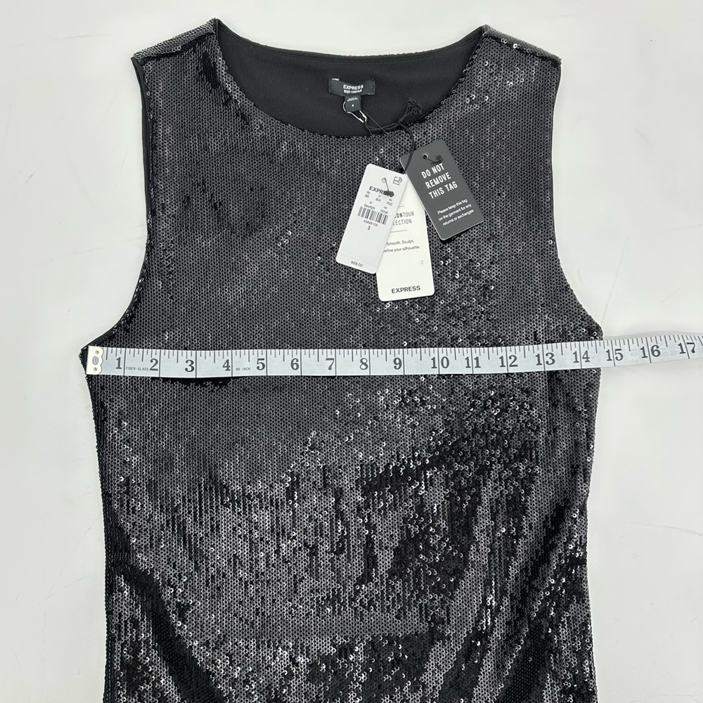 Express Body Contour Sequin Bodysuit – Size Small – NWT - Picture 5 of 10